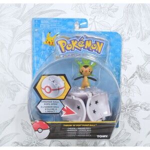 Pokemon Throw 'N' Pop Poke Ball Chespin & Premier Ball New